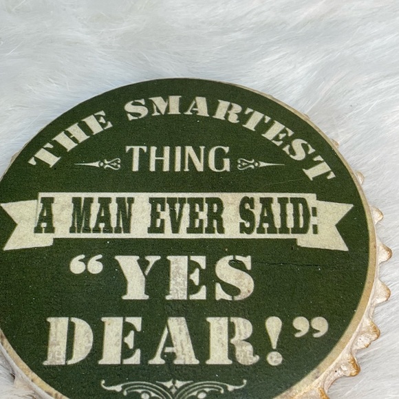 ⚜️Funny Bottle Cap Shape Drink Coaster Set! - Picture 5 of 6